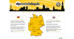 Desktop Screenshot of city-souvenir-shop.de